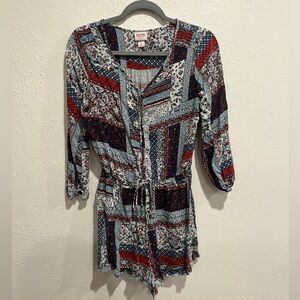 MOSSIMO SUPPLY CO Patchwork Romper
